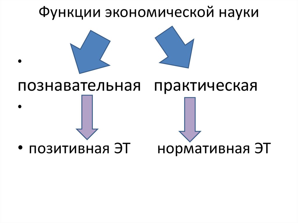 Функции экономической науки. Практическая функция экономической науки.