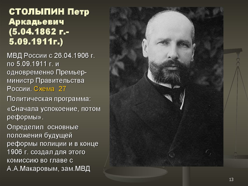 Столыпин как человек. Премьер-министр правительства России с 1906 по 1911. Столыпин 1906.
