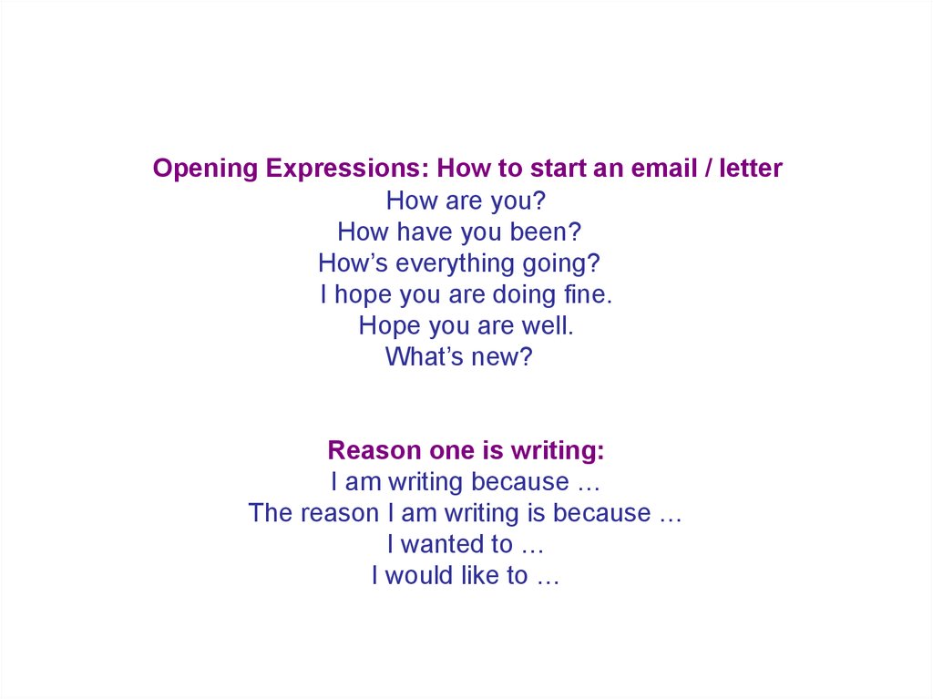 What Are The Best Opening Lines For Formal Letter