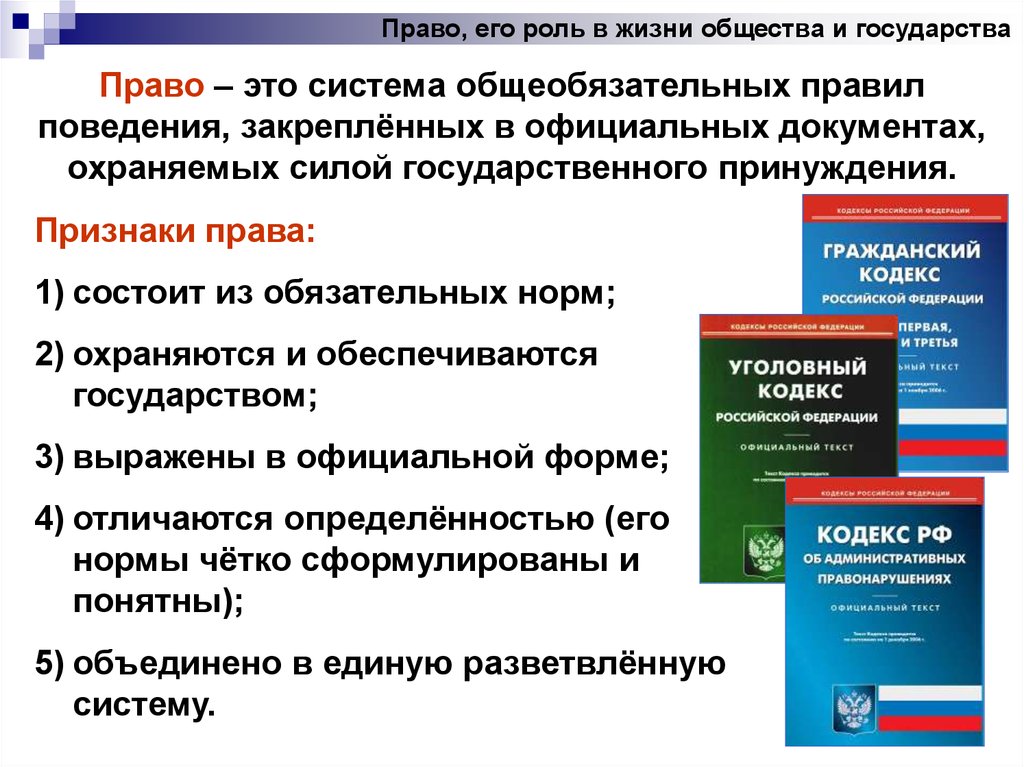 Норма права система права обществознание презентация