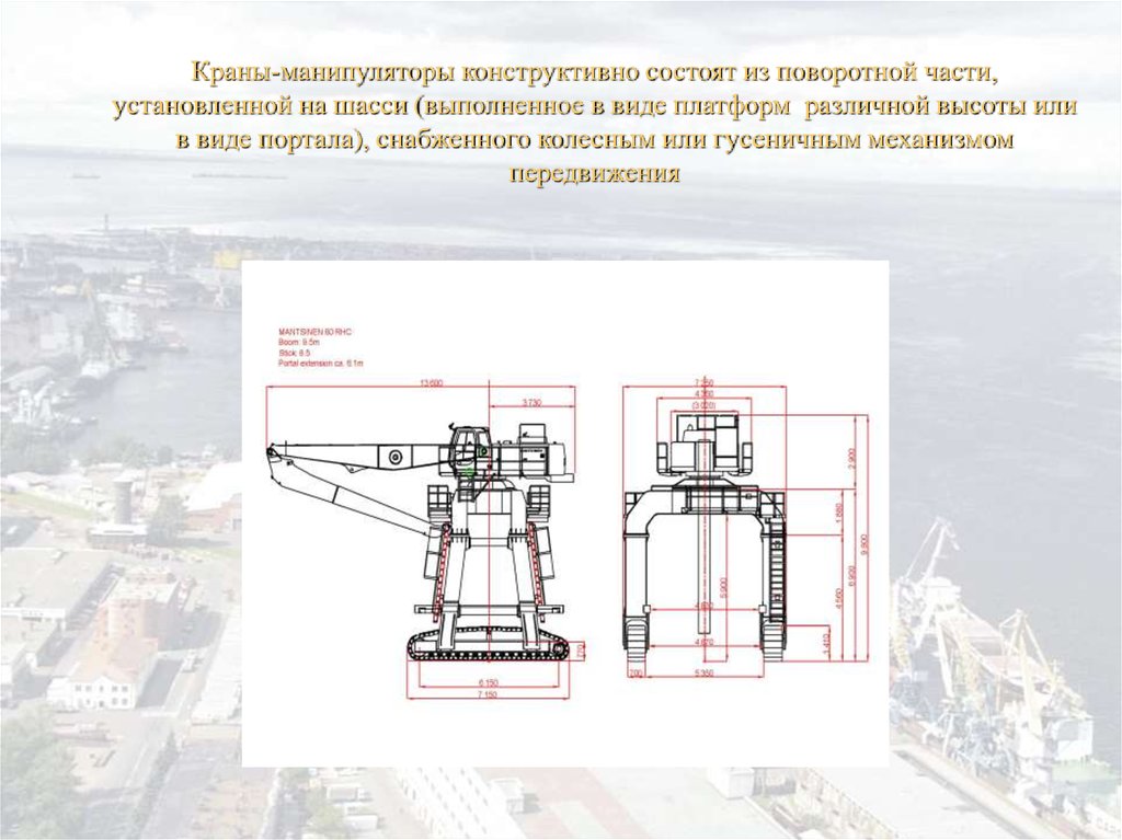 Части установки. Поворотная часть крана. Механизм передвижения крана манипулятора. Презентация кран манипулятор. Конструктивное устройство кранов-манипуляторов.