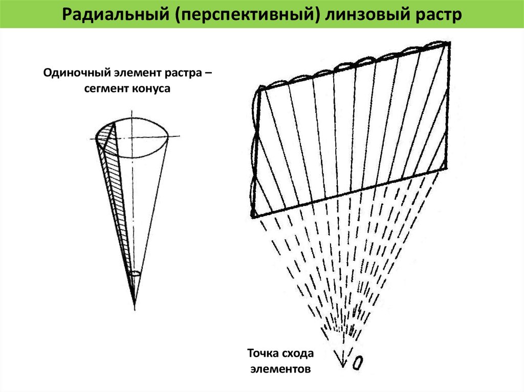 Одиночный элемент. Линзовый растр. Лентикулярный линзовый растр. Радиально секторный растр. Линзовый растр картинка.