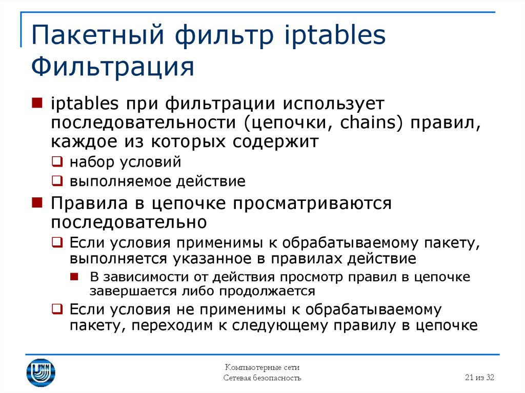 Пакетная фильтрация. Пакетные фильтры. Главный недостаток пакетных фильтров. Пакетный фильтр словарь.