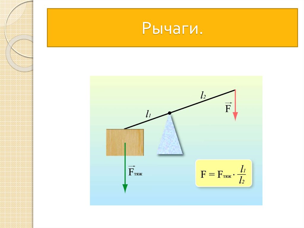 Что такое центр тяжести 7 класс физика. Центр тяжести рычага. Центр тяжести рычага формула.