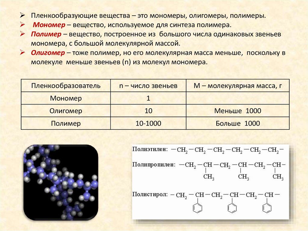 Построить вещество