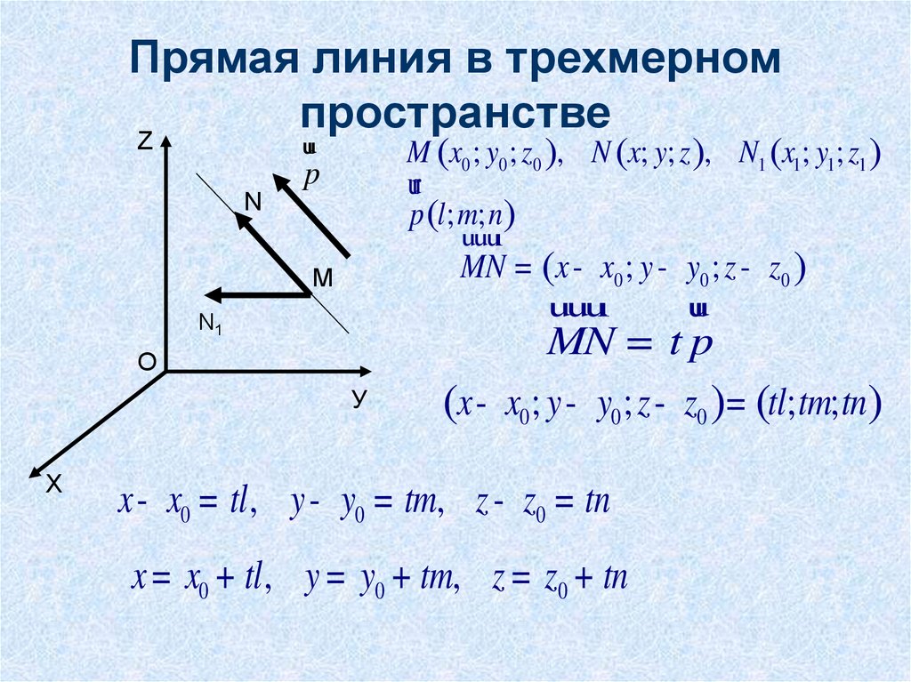 Вектор по 3 точкам