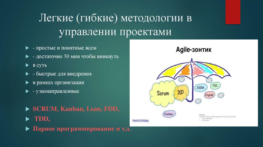 Гибкая модель управления проектами