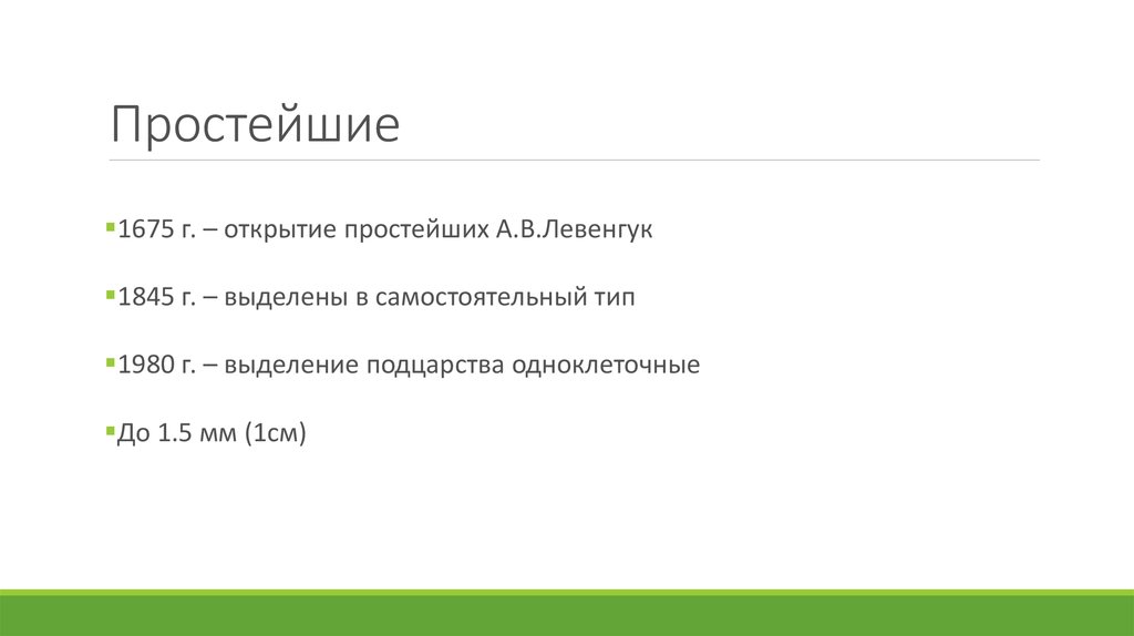 Простейшие