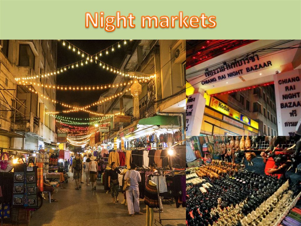 Night markets