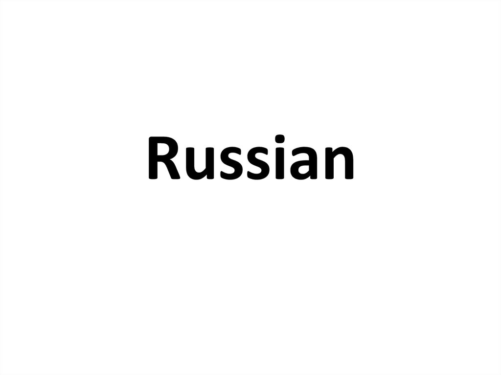 Russian