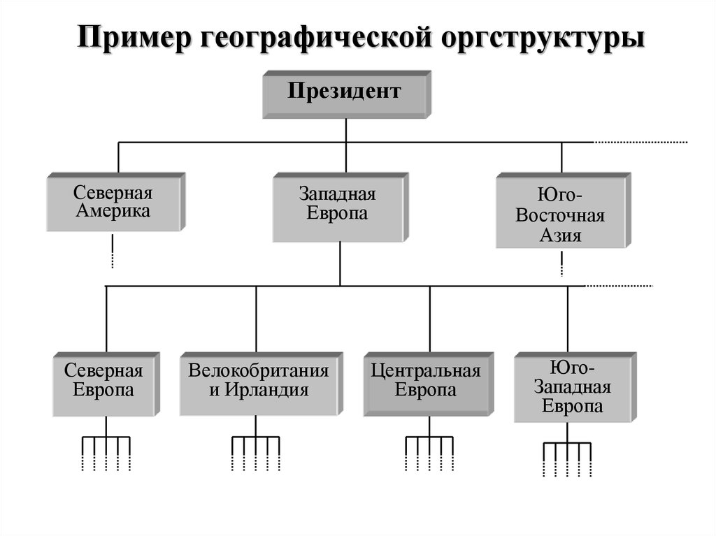 Виды организационной структуры схемы