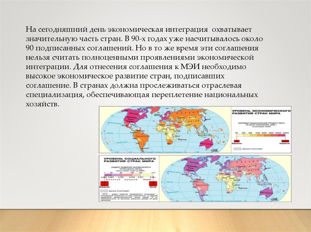 Крупнейшие экономические интеграции