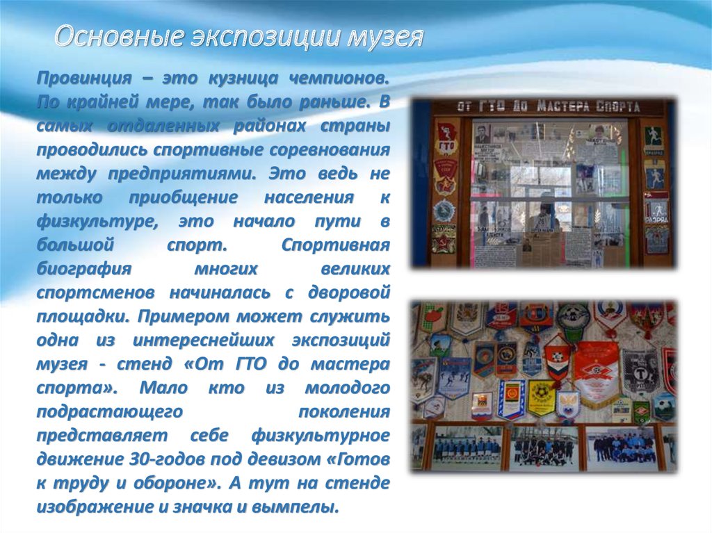 Паспорт школьного музея образовательного учреждения образец