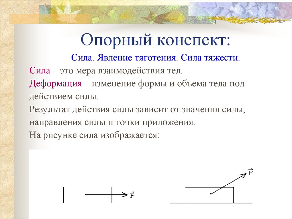 Презентация сила тяготения сила тяжести 7 класс