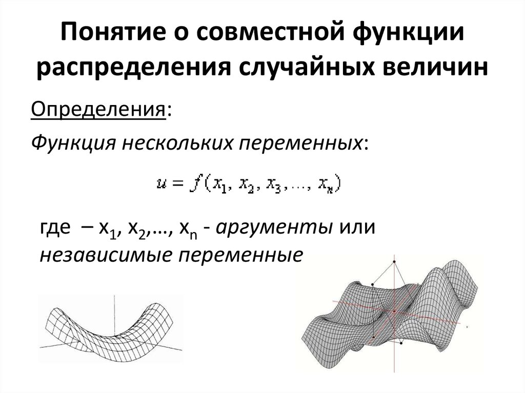 Совместное распределение случайных