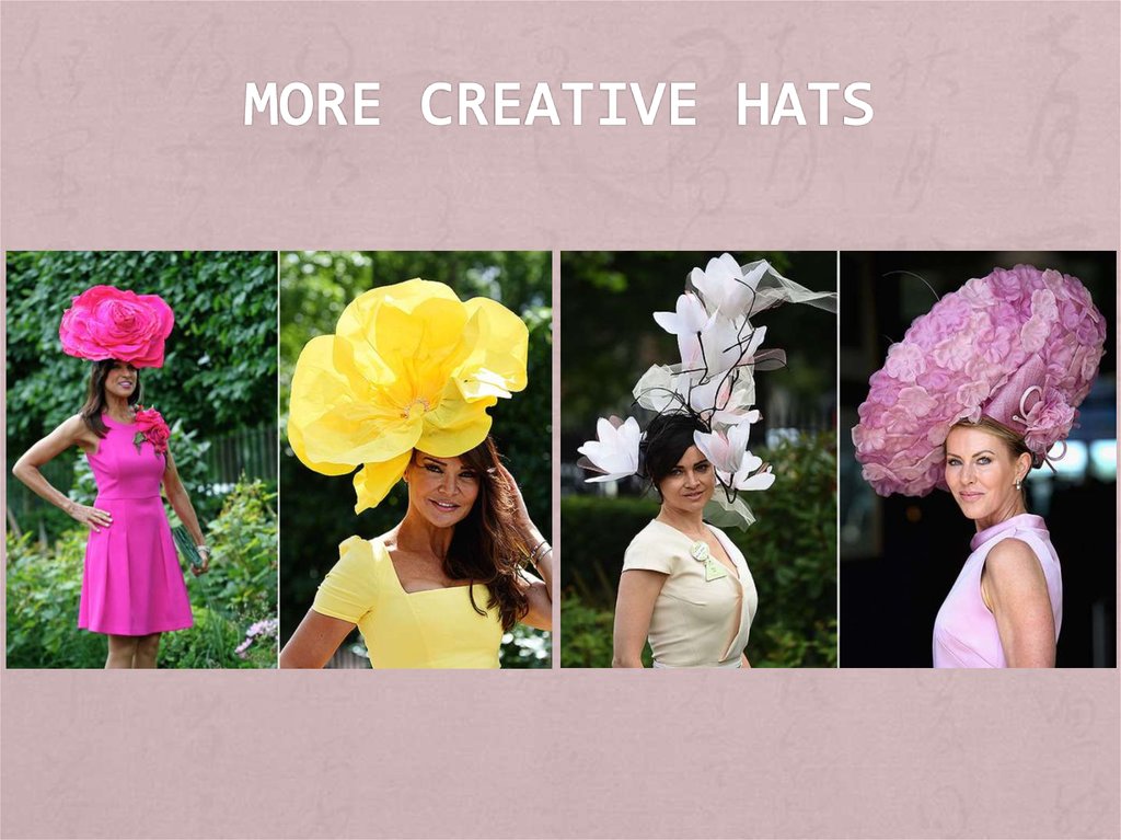 more creative hats