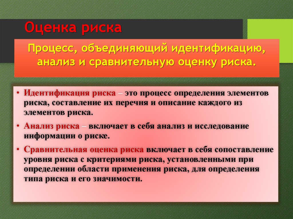 Описания риска это. Сравнительная оценка риска-это процесс. Анализ риска включает в себя. Элементы оценки риска. Элементы риска определение.