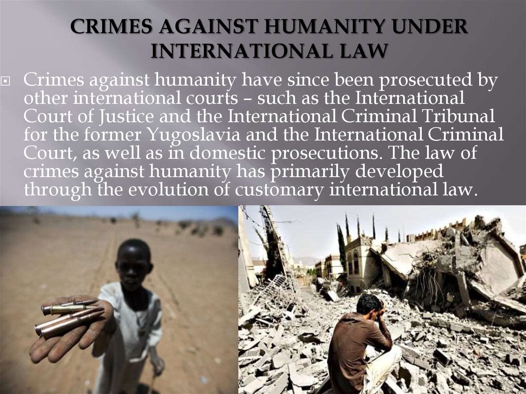 Crimes Against Humanity Online Presentation