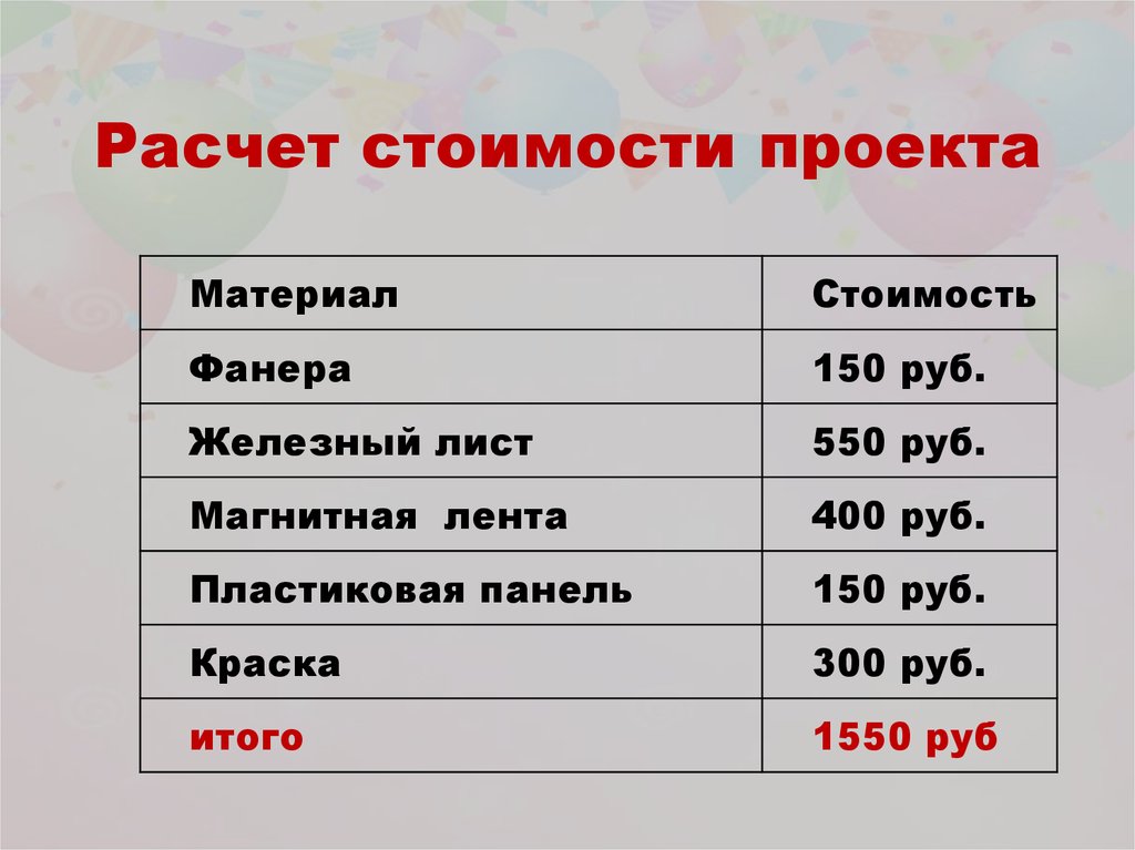 Стой расчет