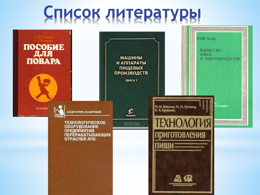 Список литературы