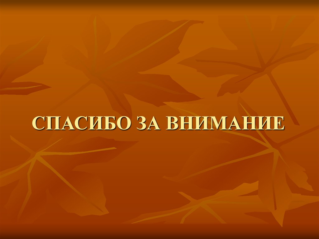 СПАСИБО ЗА ВНИМАНИЕ