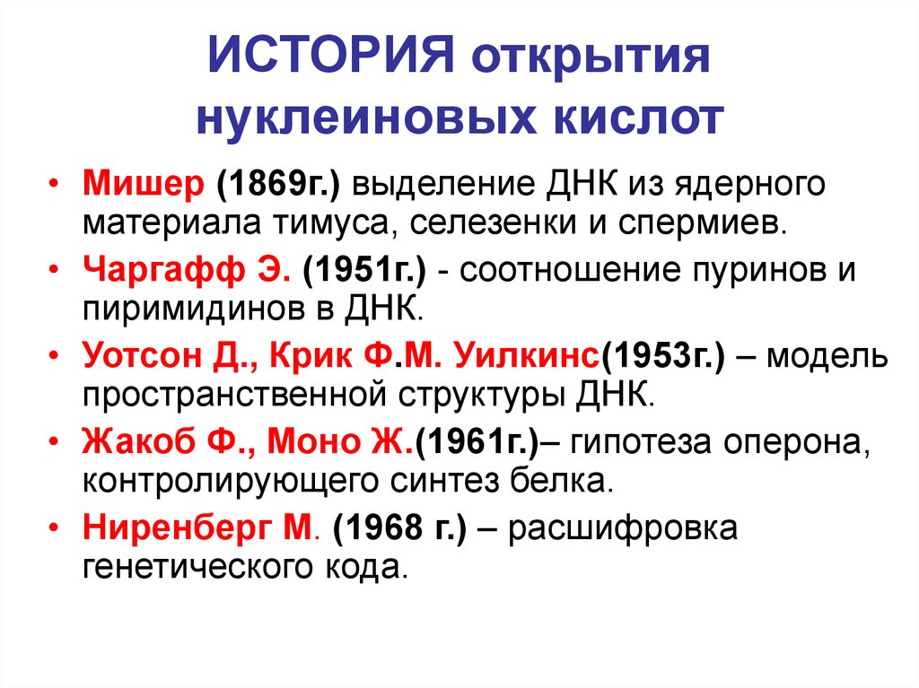 Открытие кислот. История открытия и изучения нуклеиновых кислот запомните таблицу. История открытия и изучения нуклеиновых кислот. История открытия и изучения нуклеиновых кислот таблица. История изучения нуклеиновых кислот кратко.