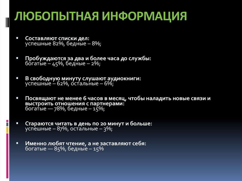 Составляющие сообщения. Любопытная информация о УК.