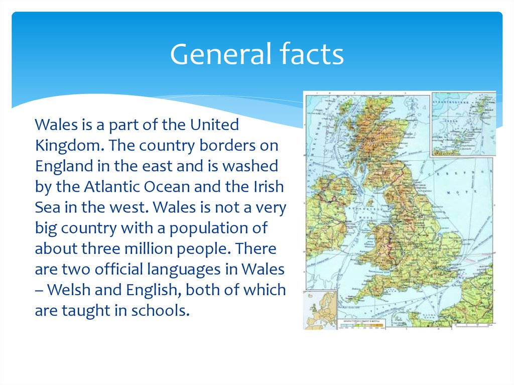 Wales – basic information - online presentation