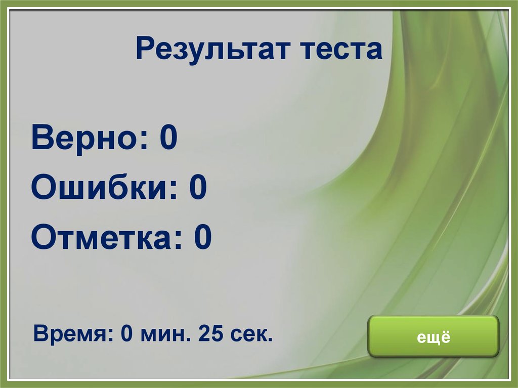 Презентации тест с ответами