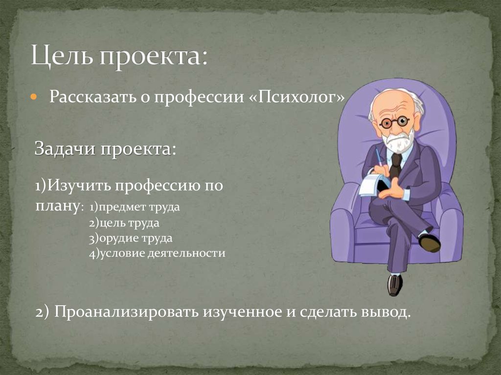 Презентация по профессии психолог