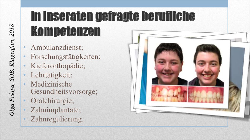 In Inseraten gefragte berufliche Kompetenzen