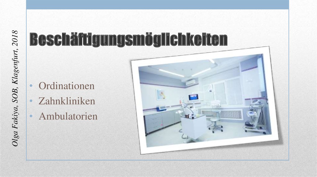 Beschäftigungsmöglichkeiten