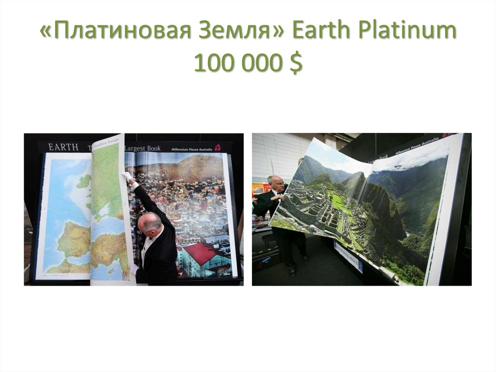 «Платиновая Земля» Earth Platinum 100 000 $