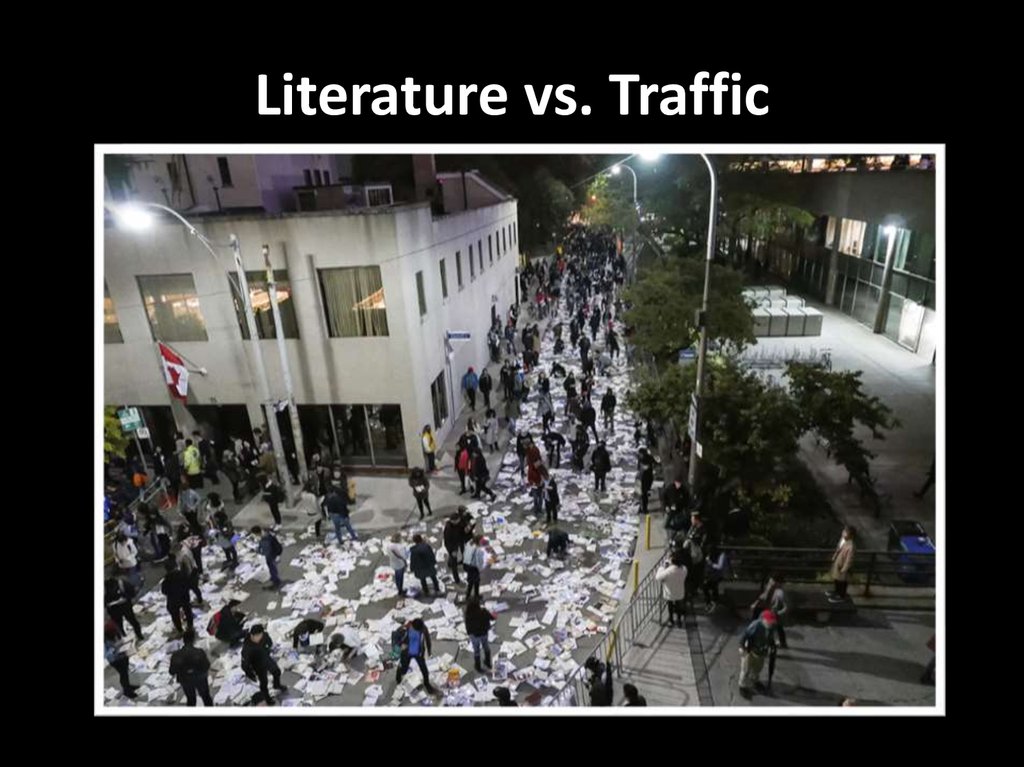 Literature vs. Traffic