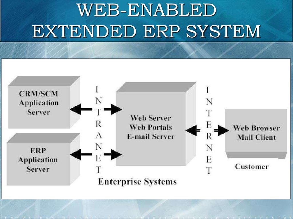 WEB-ENABLED EXTENDED ERP SYSTEM