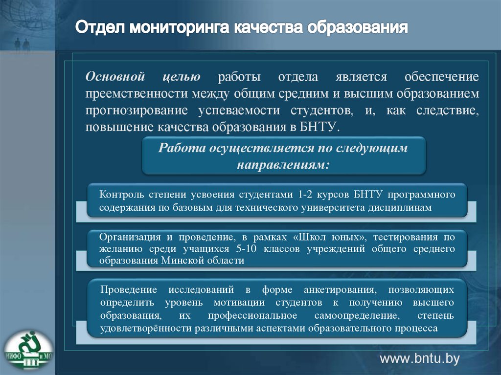 Государственный мониторинг образования