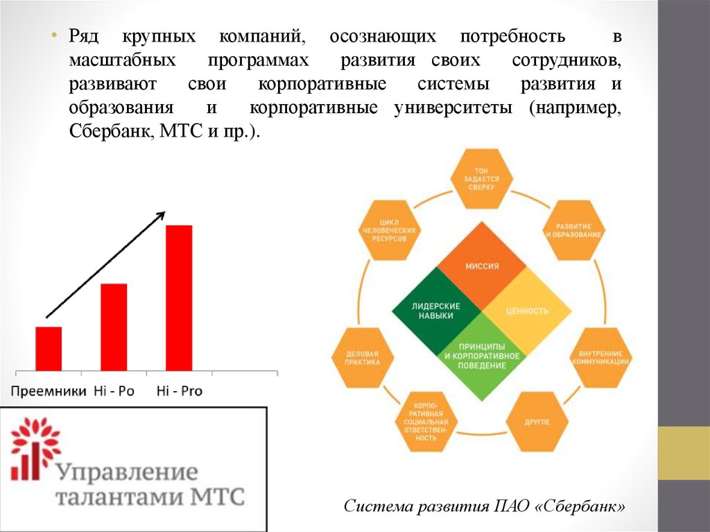 Программы развития персонала организации