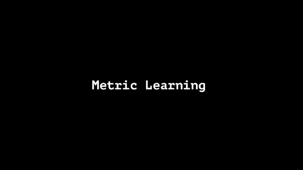 Metric Learning