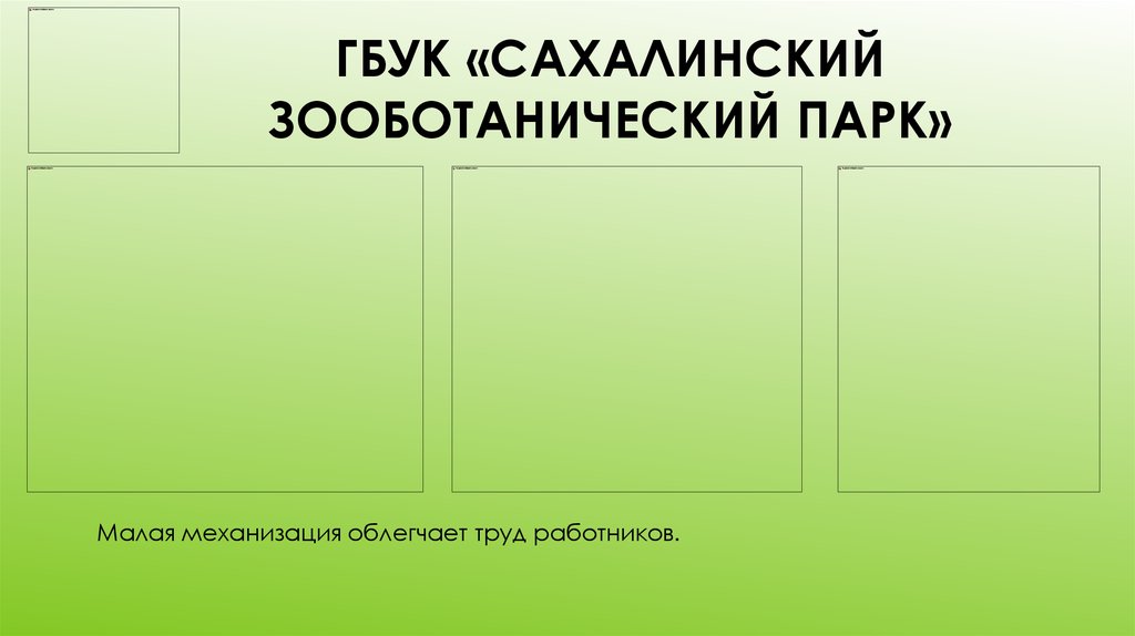 ГБУК «Сахалинский зооботанический парк»
