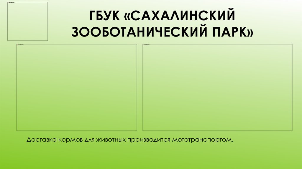 ГБУК «Сахалинский зооботанический парк»