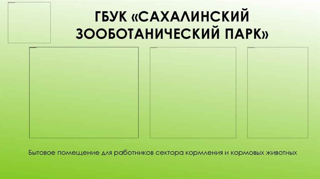 ГБУК «Сахалинский зооботанический парк»