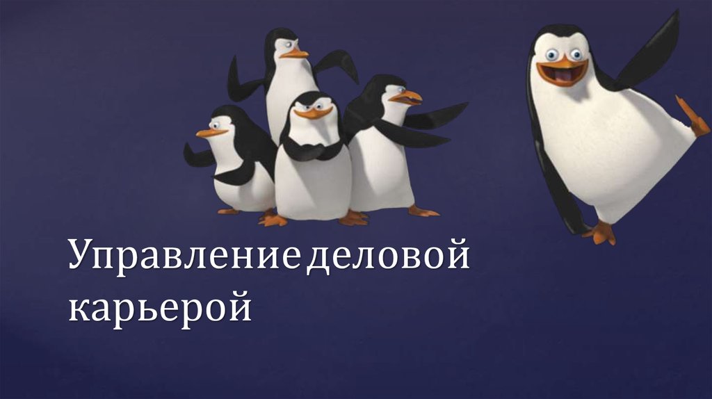 Управление деловой карьерой