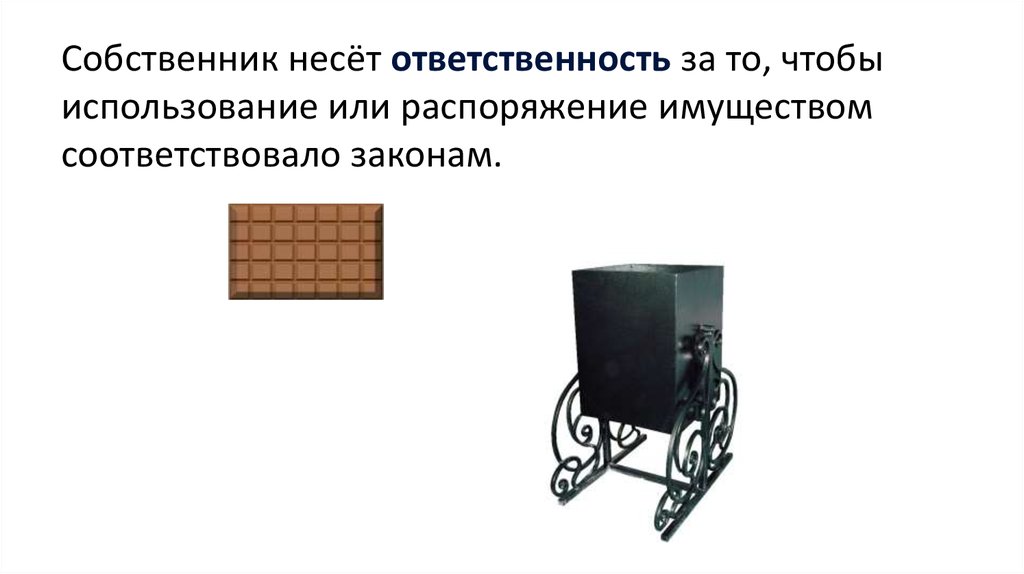 Собственник несет. Ответственность несет собственник. Ответственность за собственность несет собственник.