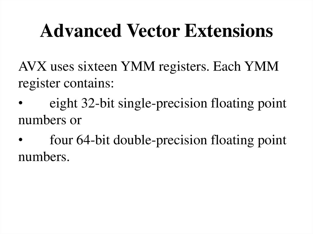 Advanced vector extensions 2 как проверить