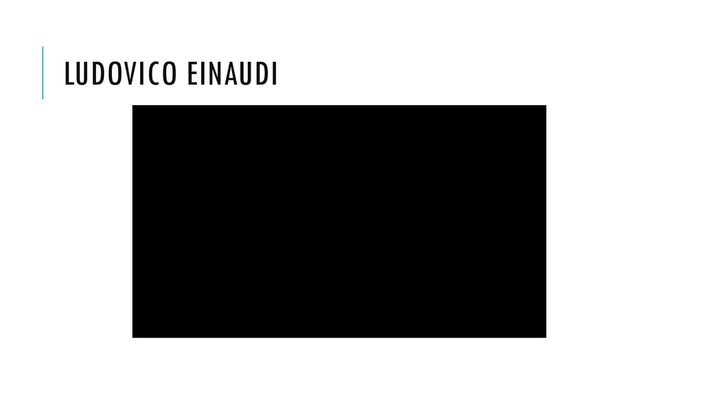 Ludovico einaudi