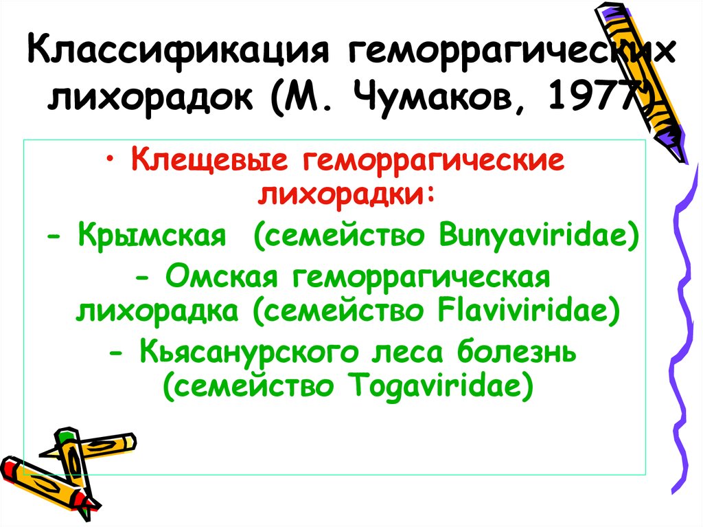 Омская геморрагическая лихорадка презентация