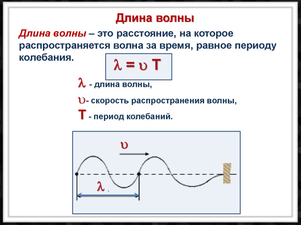 Распространение волн физика 9 класс. Как определить длину волны и частоту колебаний. Как определить длину волны физика 9 класс. Длина волны формула через колебания. Частота колебаний формула через длину волны.