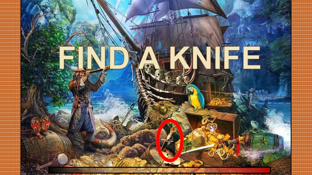 FIND A KNIFE