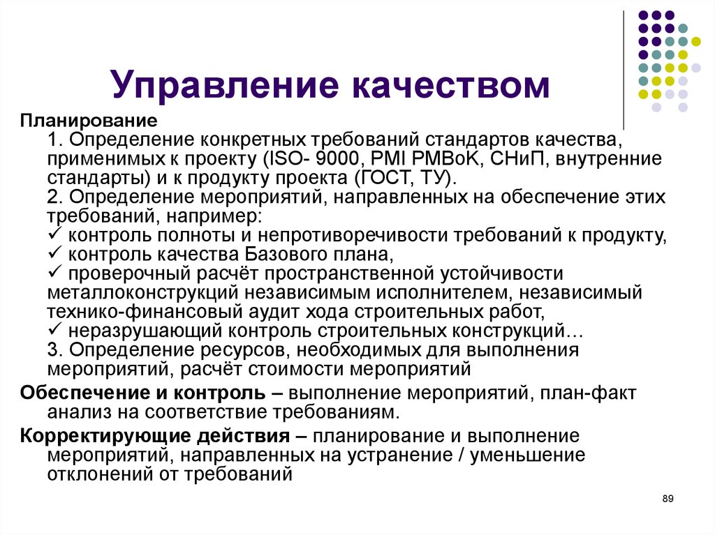 Мероприятий направленных обеспечение. Внутренний стандарт. Стандарты качества проекта. Стандарты внутренний контроль качества. Внутренние стандарты проекта внутренние стандарты проекта.