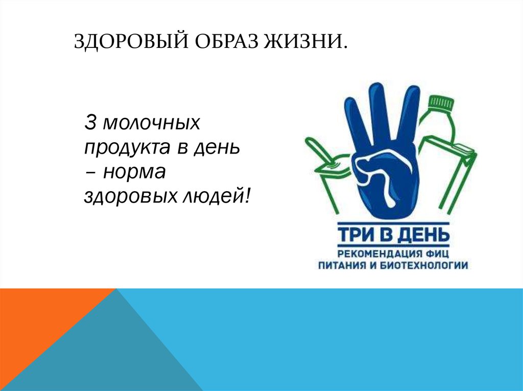 Здоровый образ жизни.